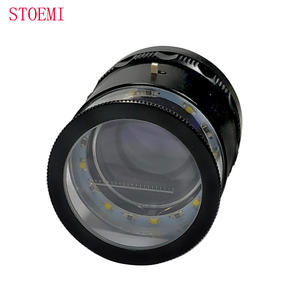 STOEMI 6805 8X 10X LED Verstelbare Vergrootglas met Schaal & Glazen Richtkruis voor Industriële Inspectie, 3 Jaar Garantie - Product Image 4