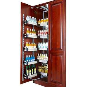 Phụ Kiện Nhà Bếp Kéo Ra Đơn Vị Cao Phòng Đựng Thức Ăn Giỏ Lưu Trữ Bằng Thép Không Gỉ Được Xây Dựng Trong Tủ - Product Image 1