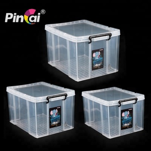 Durable High Quality Competitive Price 20L Clear/Transparent Moving Storage Nested Plastic <strong>Containers</strong> - Product Image 4