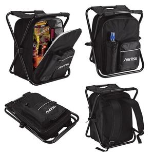 Collapsible Insulated Backpack Chair <strong>Cooler</strong> Convenient <strong>Back</strong> <strong>Pack</strong> Bag - Product Image 3