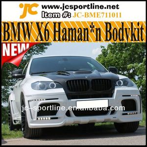 Série x6 haman*n wide style suv <span class=keywords><strong>de</strong></span> voiture en <span class=keywords><strong>fibre</strong></span> <span class=keywords><strong>de</strong></span> <span class=keywords><strong>verre</strong></span> kit <span class=keywords><strong>carrosserie</strong></span> pour bmw x6 e71 09~13 - Product Image 1