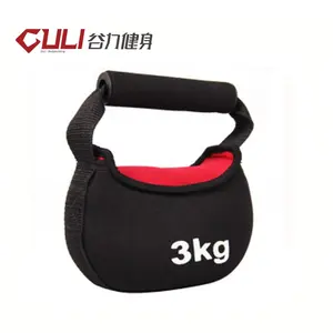 Guli spor spor çevre dostu spor salonu çapraz ağırlık kaldırma yumuşak kumaş Kettlebell kum dolum ayarlanabilir Kettlebell