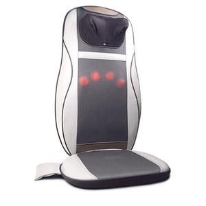 Massageador shiatsu ajustável, encosto de costas ajustável para cadeira com calor como visto na tv