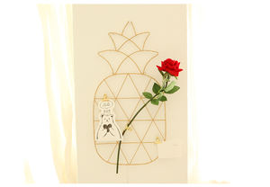 Fil métallique nordique doré en forme d'<span class=keywords><strong>ananas</strong></span>, décoration d'art mural pour la décoration de la maison - Product Image 5