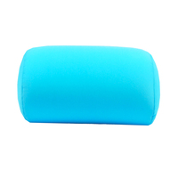 Micro Beads Stuffed Roll Travel Polystyrene Foam Pillow with Adjustable Buckles