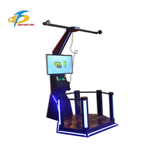 استخدام الأعمال 9d فر محاكي 360 درجة القتال معدات الواقع الافتراضي vr 9d لعبة اطلاق النار