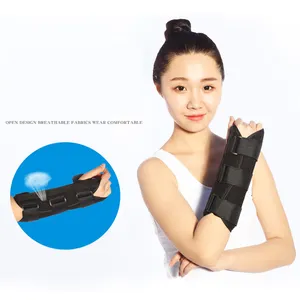 Muñequera de brazo de Metal de neopreno ajustable GANGSHENG para férula de mano del túnel carpiano