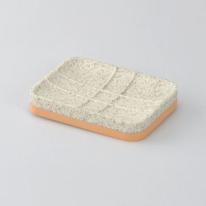 Wood Pattern Body Polyresin Round Shaped Design <strong>Soap</strong> <strong>Dish</strong>