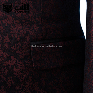 HD065 (chaqueta+pantalones) <span class=keywords><strong>Traje</strong></span> de Hombre Nuevo Modelo 2022 para Boda, Primavera/Otoño, <span class=keywords><strong>Traje</strong></span> <span class=keywords><strong>Rojo</strong></span> Casual, Corte Entallado, <span class=keywords><strong>Traje</strong></span> de Gala - Product Image 6