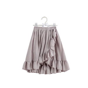 Fabrika Doğrudan Satılan Ucuz Toptan Düz Mavi Fırfır Wrap <span class=keywords><strong>Maxi</strong></span> Bebek Kız Etek