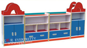 Kindergarten Nursery Furniture Children Wooden Cabinet Kids Book Shelf - Product Image 4