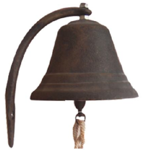 Campana per porta grande sospesa campana <span class=keywords><strong>da</strong></span> <span class=keywords><strong>giardino</strong></span> antica campana in ghisa