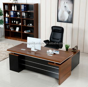 Toptan modern ofis mobilyaları yönetici masaları L şekilli ofis masası fotoğrafları