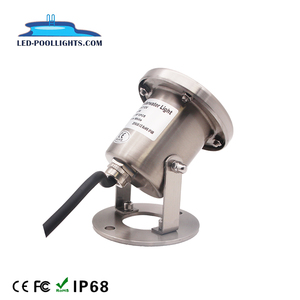 IP68 étanche 3W 9W 304SS a mené la lumière sous-marine 12V 24V sous la lampe de tache d'eau - Product Image 5