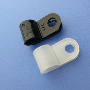 Colliers de serrage en plastique, 12 pièces, 1/4 R, pinces de câble, à vis en métal, en nylon épaissi pour la fixation des fils - Product Image 5