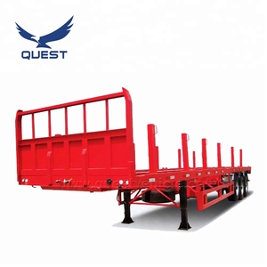 <span class=keywords><strong>Fuente</strong></span> de <span class=keywords><strong>la</strong></span> fábrica de China de 40ft remolque de plataforma plana Tanzania se remolque de plataforma plana para <span class=keywords><strong>la</strong></span> venta - Product Image 1