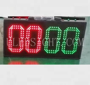 Led placa de substituição de futebol e futebol vermelho e verde