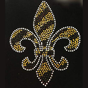 Serie gialla popolare Design Cyrstal Design personalizzato strass Transfer Design ferro su motivo Hot Fix per i <span class=keywords><strong>vestiti</strong></span> - Product Image 5