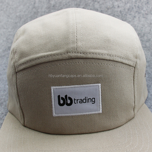 Los hombres de encargo baratas parche bordado en blanco 5 panel <span class=keywords><strong>camper</strong></span> sombrero - Product Image 6