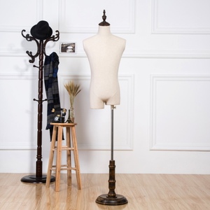 80F-3M <span class=keywords><strong>Hombre</strong></span> Medio Cuerpo Ropa Sastres Modista Hombres Maniquí PARA LA Venta - Product Image 3