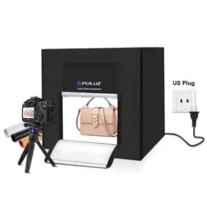 New PULUZ 80 × 80センチメートルFoldable Lightbox Photo Studio Photography Box LED Lighting Studio Shootingフォトアクセサリー156 ledテント