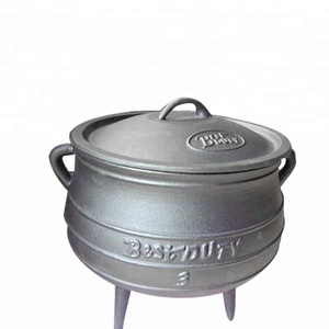 Olla <span class=keywords><strong>de</strong></span> <span class=keywords><strong>Hierro</strong></span> <span class=keywords><strong>Fundido</strong></span> <span class=keywords><strong>de</strong></span> Alta Resistencia con Tres Patas - Product Image 1