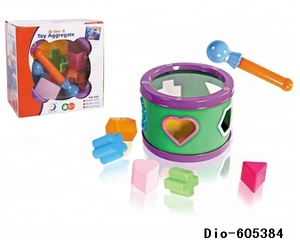 Instrument de musique traditionnelle drôle en plastique jouet de bébé <span class=keywords><strong>tambour</strong></span> ensemble - Product Image 2