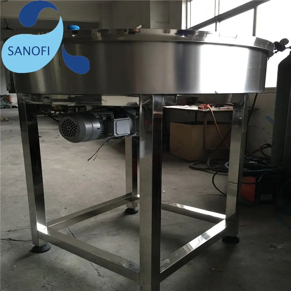 Top Quality 304 Stainless steel for feeding bottle Dia 100cm Accumulative rotary table