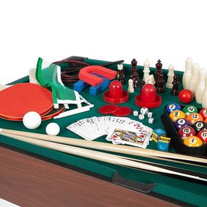 12-ב-1 הביתה שולחן משחק רב-תכליתי שולחן משחק הוקי כדורגל ספורט אחר לתוך עיצוב נוח אחד - Product Image 6