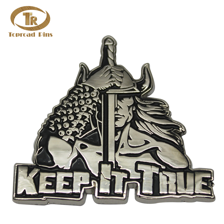 Zhongshan Werbe Artgift Großhandel Metall Benutzerdefinierte Harten Zahnschmelz anstecknadel - Product Image 3