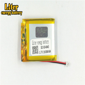 Plug 1,25-2 P <span class=keywords><strong>3</strong></span>,7 V 804040 1800 mah high quality new Li-ion rechargeable lithium polymer voltage Battery Li-po polymer battery Li-polímero - Product Image 1