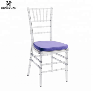 Toptan düğün parti mobilya kristal polikarbonat akrilik şeffaf şeffaf <span class=keywords><strong>Tiffany</strong></span> sandalye minderi - Product Image 5