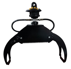 Hidrolik Kecil Log Grapple Loader Berputar Grapple