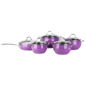 Jeux de casseroles en acier inoxydable <span class=keywords><strong>Jiangmen</strong></span> avec revêtement émaillé antiadhésif - Product Image 1