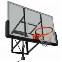 Wall mounted retractable office basketball hoop
