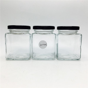 50Ml 100Ml 200Ml Rỗng Vuông Sốt Ớt/Giấm Chai Gia Vị Nước Sốt Có Nắp - Product Image 5