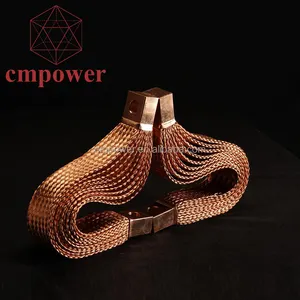 15 Years China Supplier Flat Braided Earthing Copper Strip Copper Braid