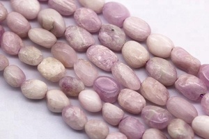 Perles de pierre de Kunzite violette naturelle pour la fabrication de bijoux, vente en gros, 8-12mm - Product Image 3