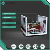 Régulateur de Tension Automatique Monophasé AC MINGCH CE Svc-1kVA 2kVA 3kVA 5kVA 7kVA 10kVA, Stabilisateur Domestique 6kVA