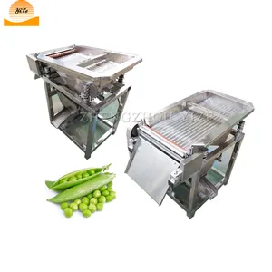 Fresh soybean dehulling threshing machine Pea shell removal machine Green edamame soybean pigeon pea peeling sheller machine