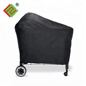 Alcance estándar protección uv a prueba de polvo barbacoa <span class=keywords><strong>weber</strong></span> parrilla cubierta al por mayor fumador grill cover - Product Image 5