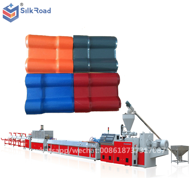 Экструдер для изготовления пластиковых кровельных плиток из ПВХ и ДПК