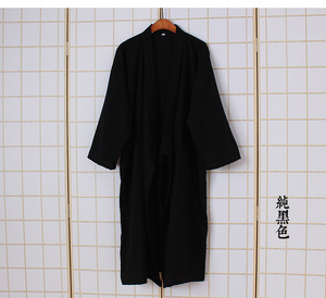 Ropa de Dormir de Algodón Cómoda al por Mayor para <span class=keywords><strong>Hombre</strong></span>, <span class=keywords><strong>Bata</strong></span> Kimono Suave, <span class=keywords><strong>Bata</strong></span> Estilo Kimono Japonés para <span class=keywords><strong>Hombre</strong></span> - Product Image 3