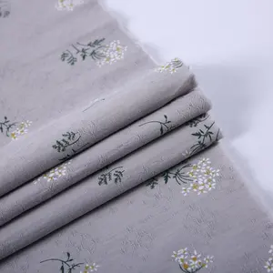 40S * 40S Jacquard personalizado pequena flor feita sob encomenda por atacado tecido de algodão de impressão digital