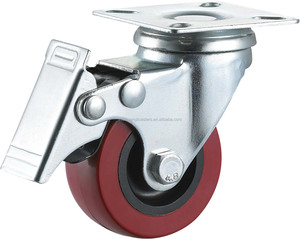 Roda resistente leve de 2 polegadas 50mm, rotação giratória de tpu poliuretano - Product Image 6