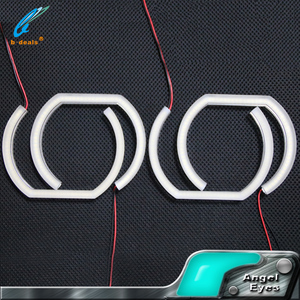Lampu LED Angel Eyes <span class=keywords><strong>Halo</strong></span> Ring Multi-Warna Model DTM Horseshoe <span class=keywords><strong>SMD</strong></span> untuk BMW - Product Image 4