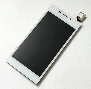 עבור Sony Xperia M2 אקווה D2403 D2406 4G / LTE LCD תצוגת צג פנל מודול + מגע מסך Digitizer חיישן הרכבה מסגרת