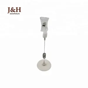 J&H Plastic Pop Clip Advertising Promotion Stand Price Label Tag Holder Name Card Display Rack Sign Clip Sign Wobble Holder