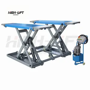 YL635B Car Scissor lifters For Tyre Repair,Pneumatic Scissor Lift System