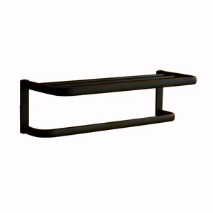 2019 nuovo popolare accessori per il bagno portasciugamani in gomma <span class=keywords><strong>nero</strong></span> opaco - Product Image 2